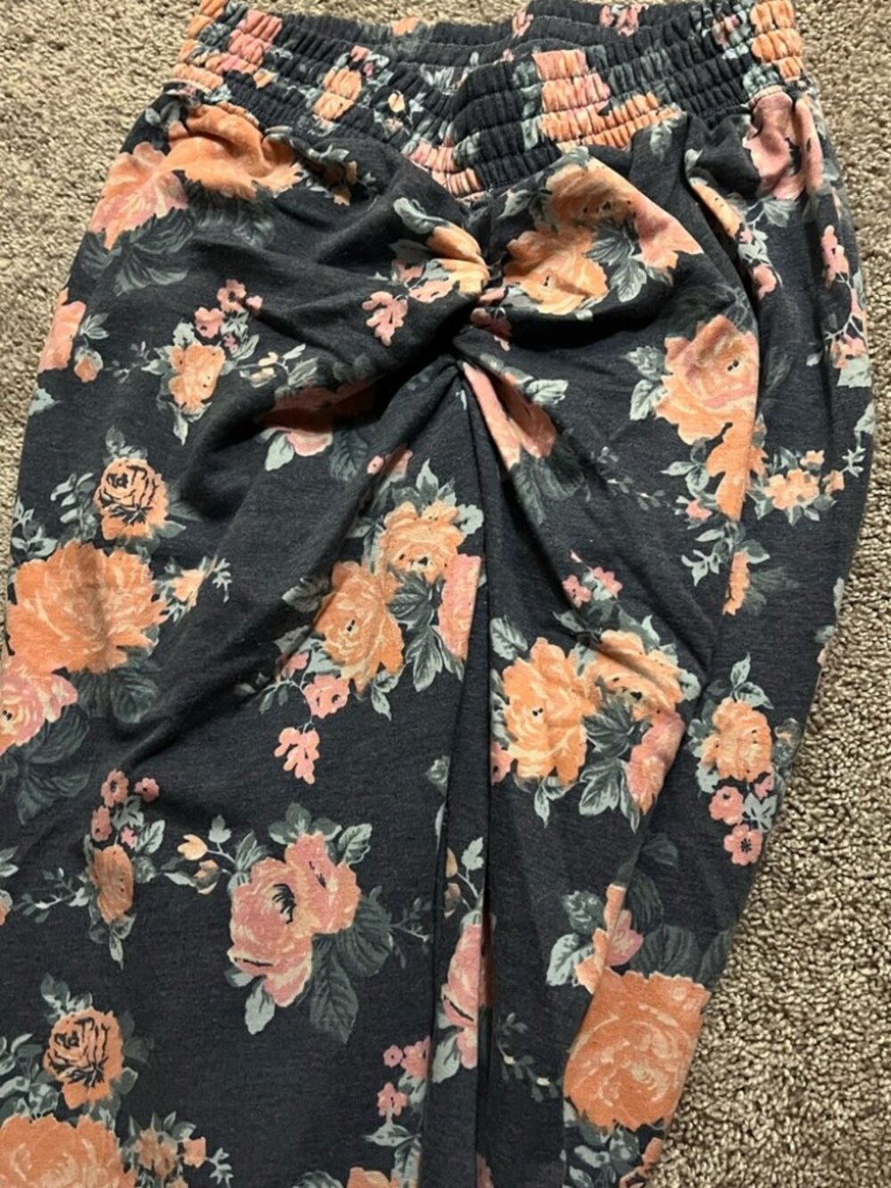Cute booty lounge floral joggers